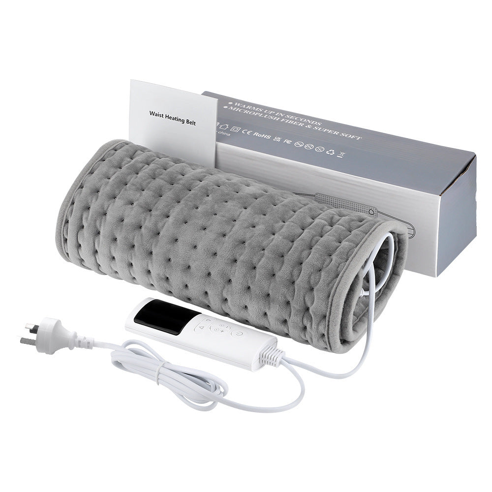 Heated Back Support Belt with Adjustable Temperature, Waist Brace for Warmth, Abdomen Warmer, and Lumbar Support Pad.