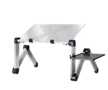 Laptop Table Stand with Adjustable Folding Ergonomic Design Stand Notebook Desk for Ultrabook Netbook or Tablet with Mouse Pad