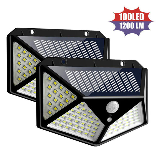 Solar-Powered LED Wall Light