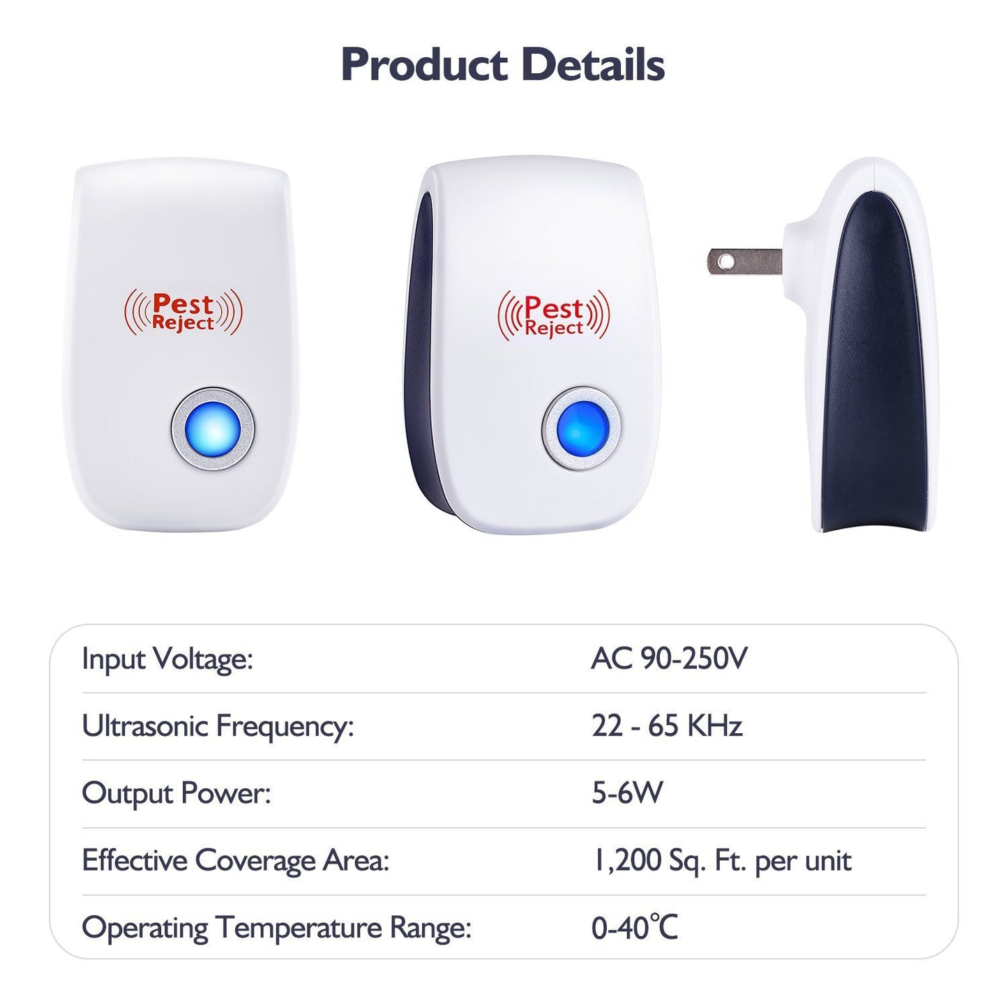 Ultrasonic Electronic Mosquito Killer, Household Children's Insect Repeller, Mini Mouse Repeller