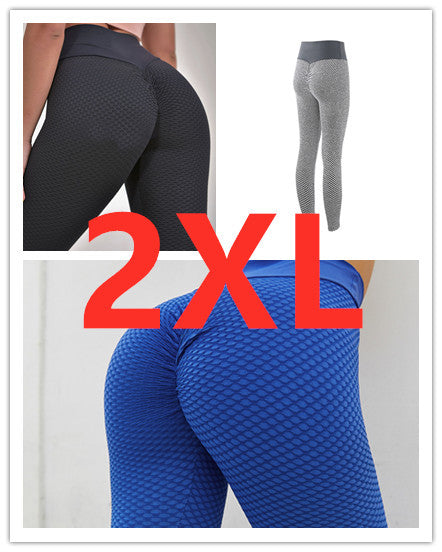 Plaid seamless high-waist yoga leggings for women, perfect for fitness, breathable, and ideal for gym workouts.