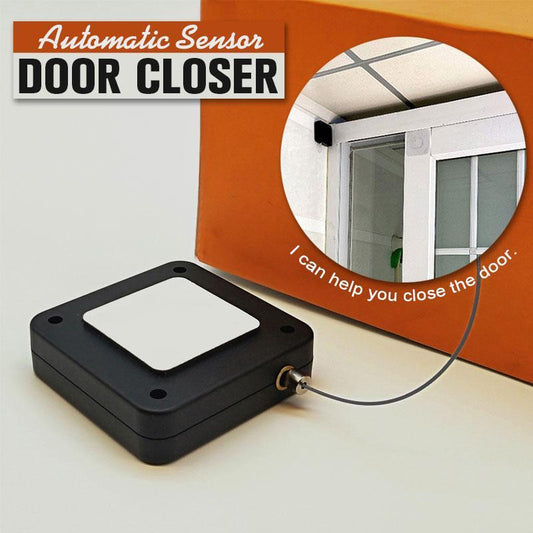 Automatic Door Closer Punch-Free Soft Close Door Closers for Sliding Door Glass Door 500g-1000g Tension Closing Device