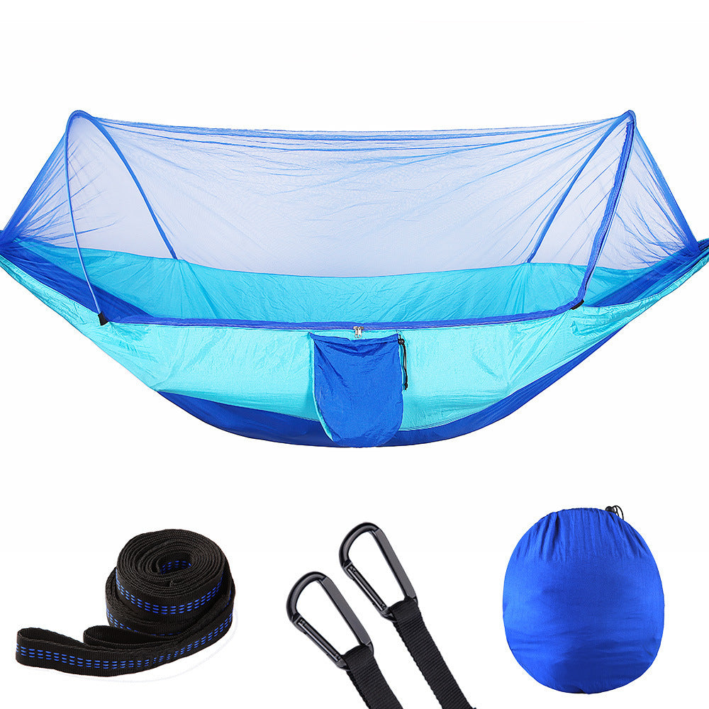 Fully Automatic Quick Opening Hammock with Mosquito Net