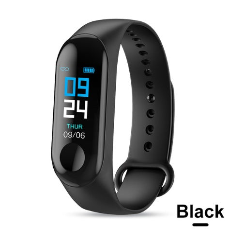 Compatible With, Smart Bracelet Heart Rate and Blood Pressure Exercise Meter Step Information Push Smart Reminder Color Bracelet