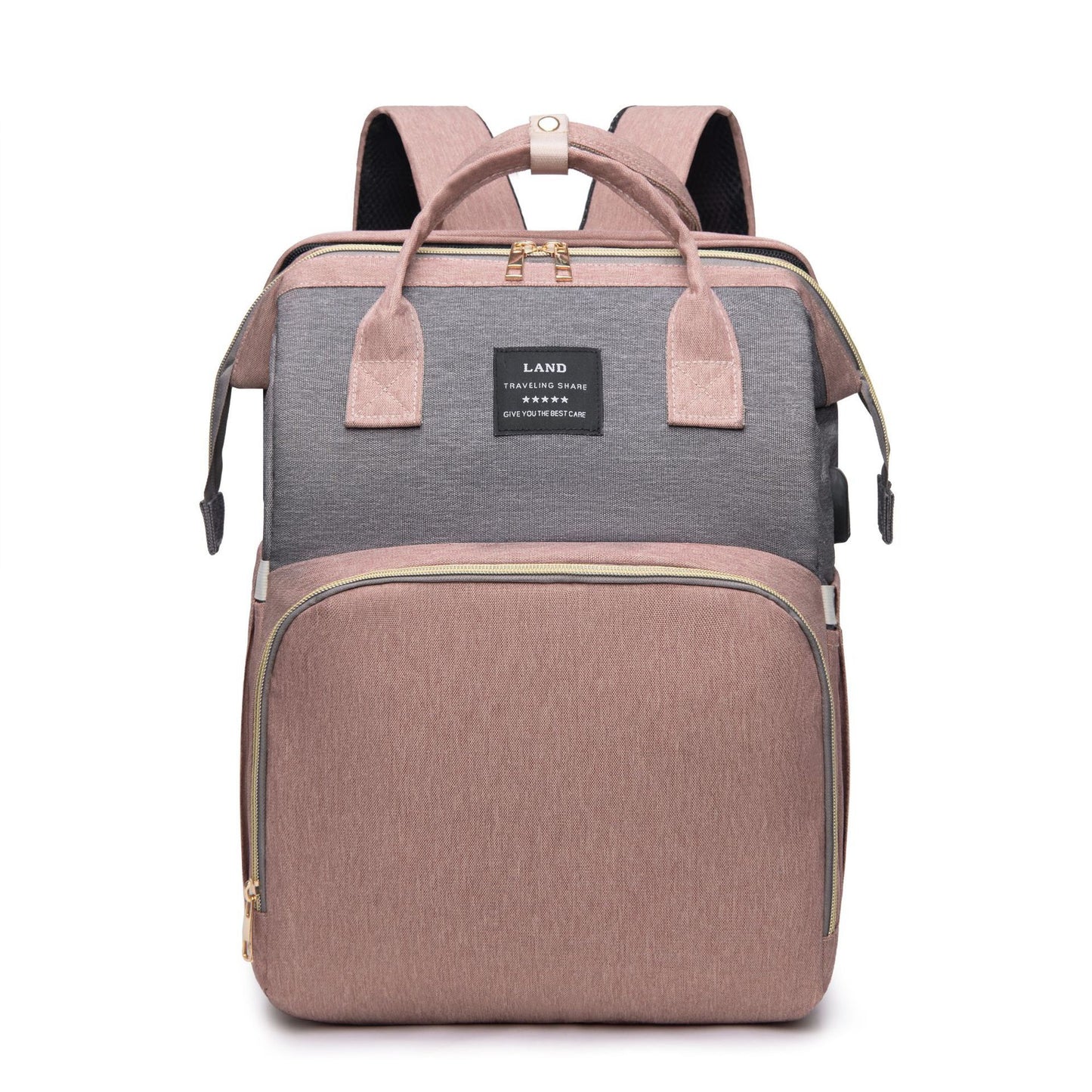New Mummy Baby Crib Backpack with Large Capacity, Insulated Milk Storage, and Stylish Design for Women.