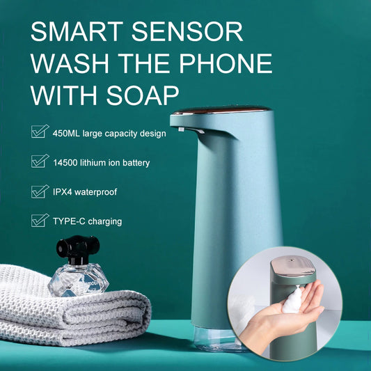 Automatic Foam Soap Dispensers Bathroom Smart Washing Hand Sanitizer Sensor Machine for Kitchen and Bathroom