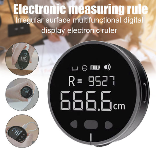 Distance Measuring Instrument Electronic Measuring Ruler Tape Measure High-Definition Digital LCD High Precision Electronic Measuring Ruler Tool