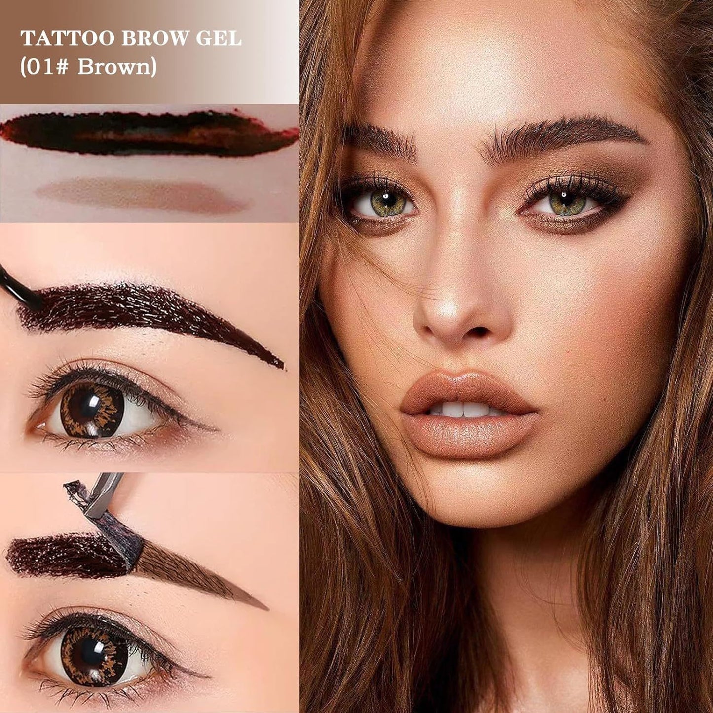 Tattoo Easy Peel-Off Eyebrow Gel Cream offers various types that are long-lasting, smudge-proof, sweat-resistant, and waterproof, making it a reliable choice for cosmetics.