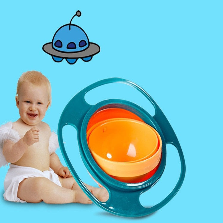 360° Rotating Universal Baby Spill-Proof Bowl Dishes