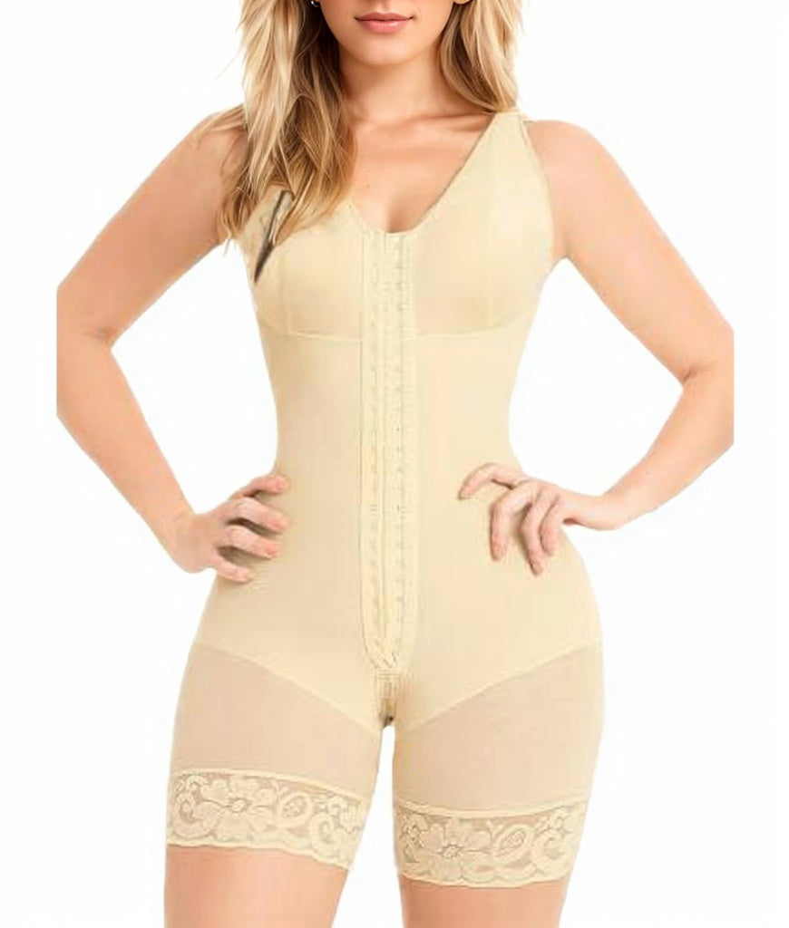 Shapewear Jumpsuit for Women Tummy Control Post Surgery Full Body Shaper Butt Lifter with Zipper Crotch Skims Bodysuits Elegant Body suit faja shaper