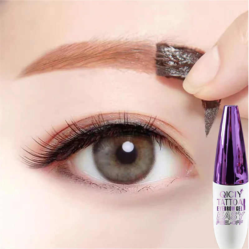 Tattoo Easy Peel-Off Eyebrow Gel Cream offers various types that are long-lasting, smudge-proof, sweat-resistant, and waterproof, making it a reliable choice for cosmetics.