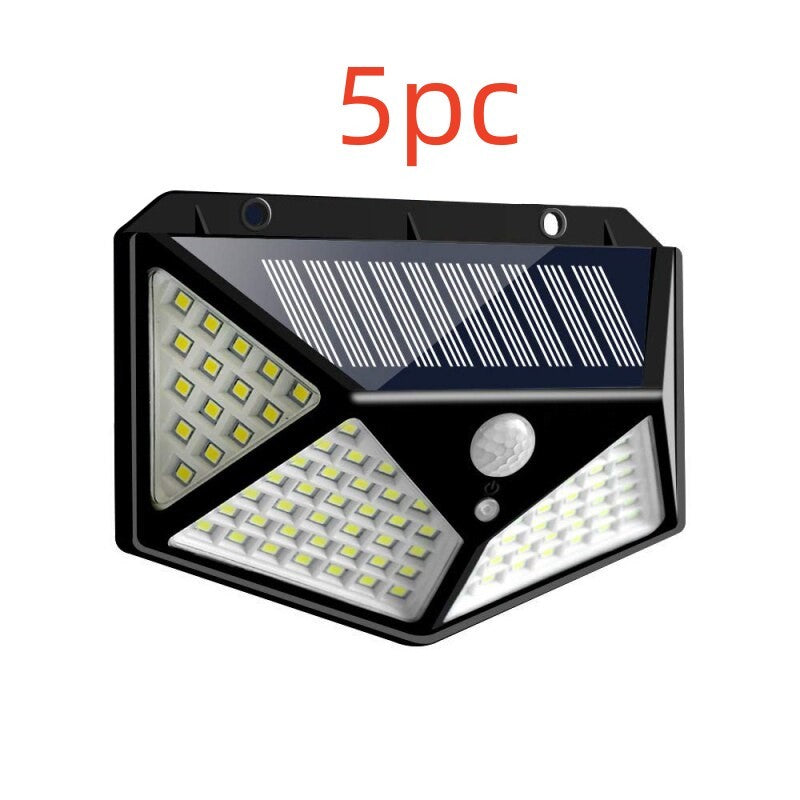 Solar-Powered LED Wall Light