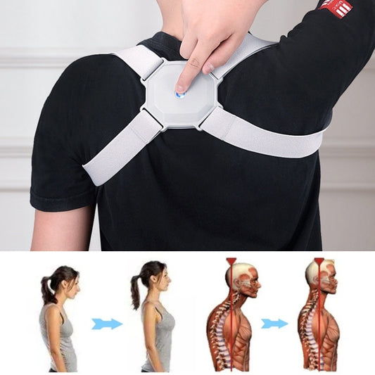Adjustable Smart Posture Corrector for Kids and Adults, Ideal for Back Correction and Hunchback Support. Belts Real-time Posture Assessment Training