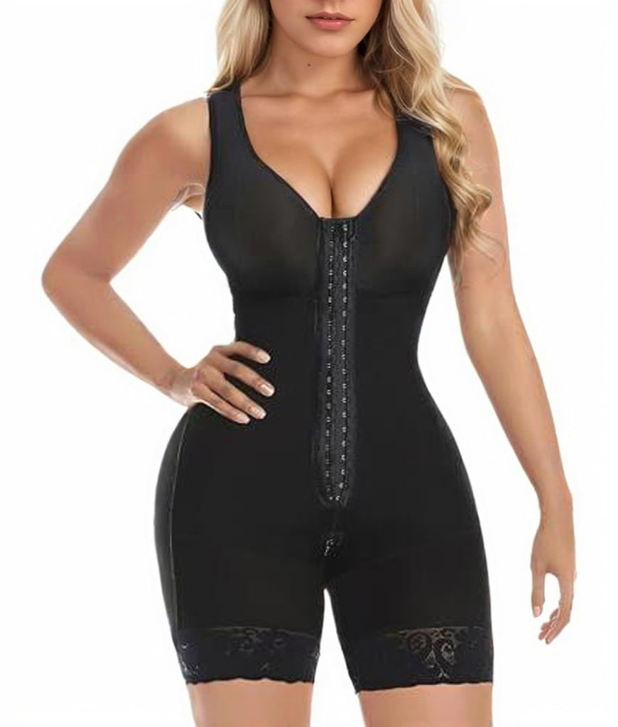 Shapewear Jumpsuit for Women Tummy Control Post Surgery Full Body Shaper Butt Lifter with Zipper Crotch Skims Bodysuits Elegant Body suit faja shaper