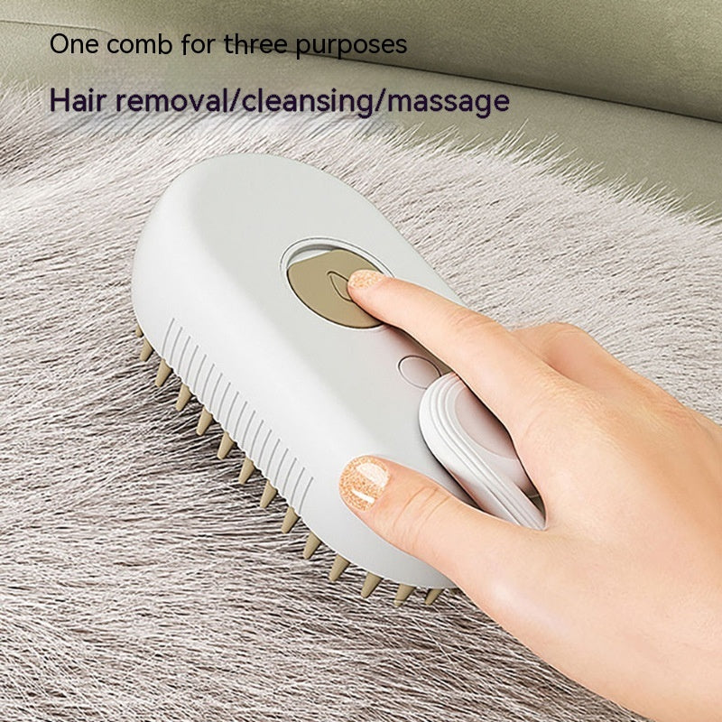 Cat Steam Brush, Steamy Dog Brush, 3-in-1 Electric Spray Cat Hairbrushes for Massage, Pet Grooming Comb, Hair Removal Combs, Pet Products.