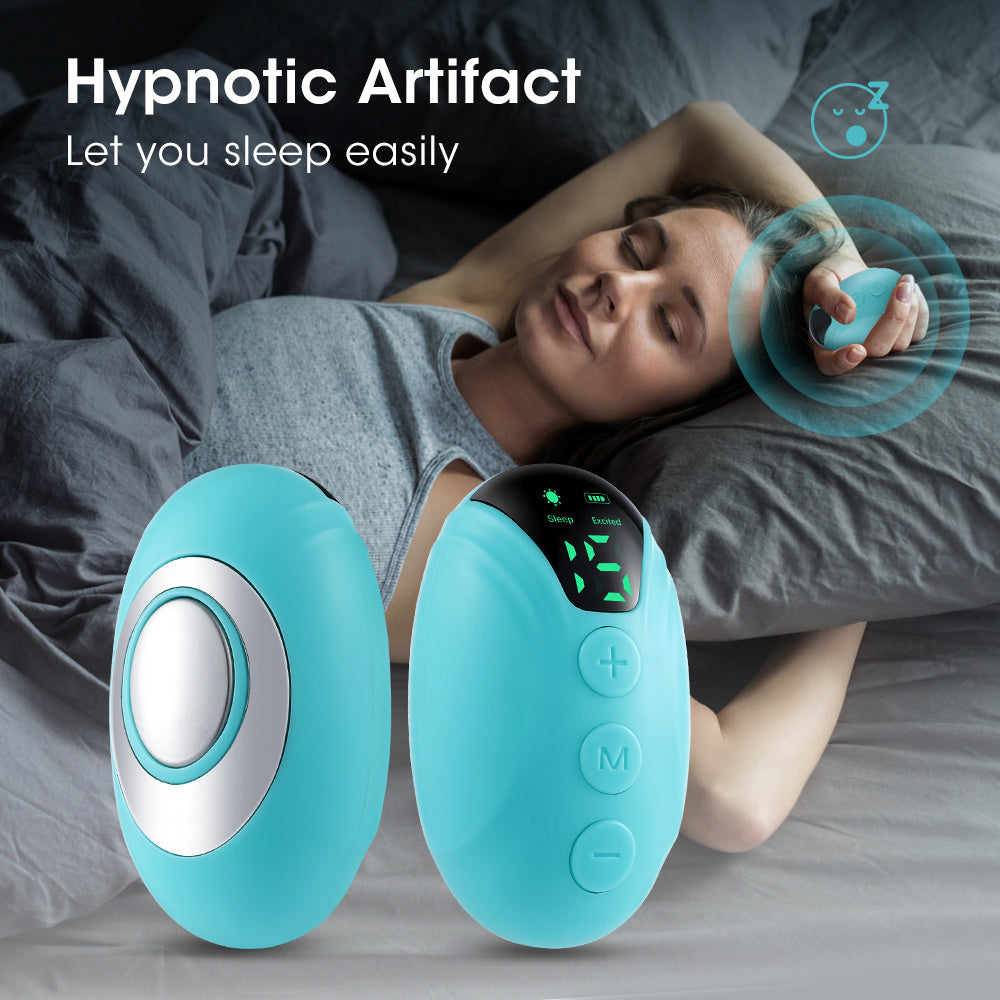 Handheld Sleep Aid Device with Microcurrent Technology for Intelligent Relief of Anxiety, Depression, and Faster Sleep. Sleeper Therapy Insomnia Device