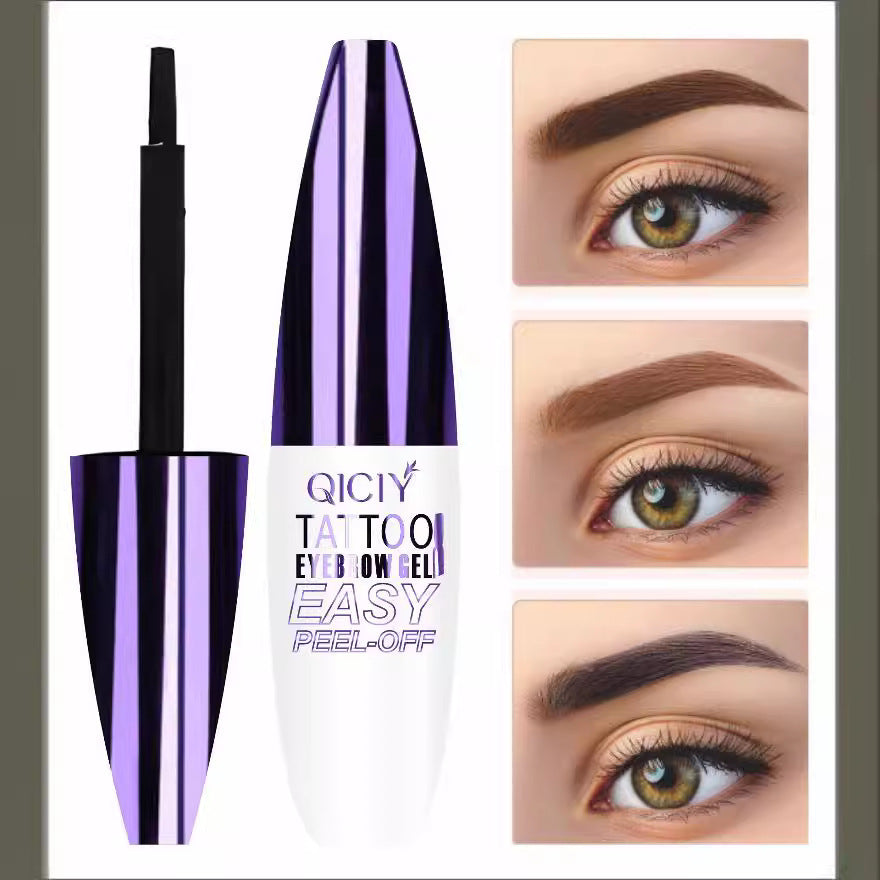 Tattoo Easy Peel-Off Eyebrow Gel Cream offers various types that are long-lasting, smudge-proof, sweat-resistant, and waterproof, making it a reliable choice for cosmetics.