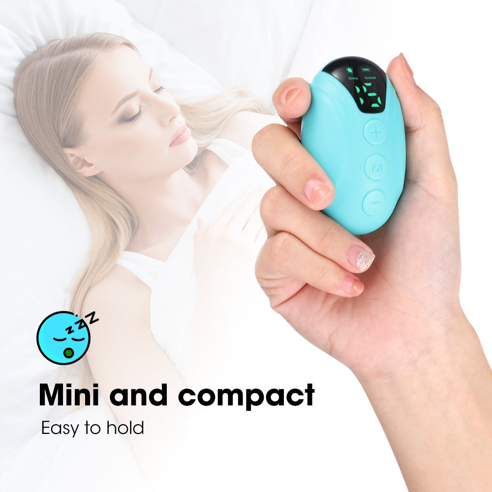 Handheld Sleep Aid Device with Microcurrent Technology for Intelligent Relief of Anxiety, Depression, and Faster Sleep. Sleeper Therapy Insomnia Device