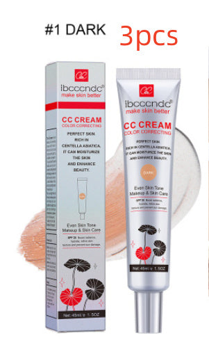Moisturizing and Correcting CC Cream with Waterproof and Anti-sweat Properties for Makeup Before Concealer Lasting Women Makeup Protect Skin Erborian Make