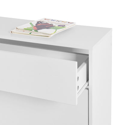 Modern Shoe Cabinet with Drawers & Metal Legs, Freestanding Storage Organizer