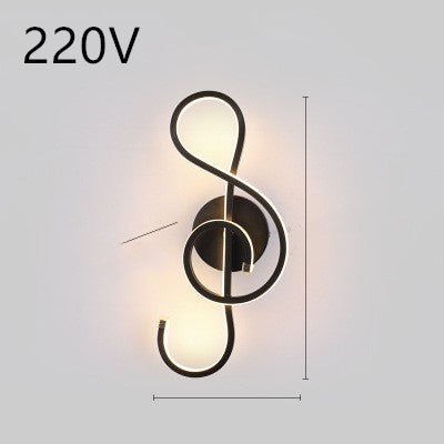 led wall lamp Nordic minimalist bedroom bedside lamp