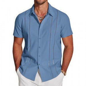 Trendy Wild Hawaiian Holiday Men's Lapel Shirt