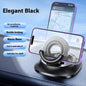 Magnetic Phone Holder with Vacuum Suction Foldable Adjustable Car Mount Magnetic Bracket Suction Nonslip for Busy Commuters