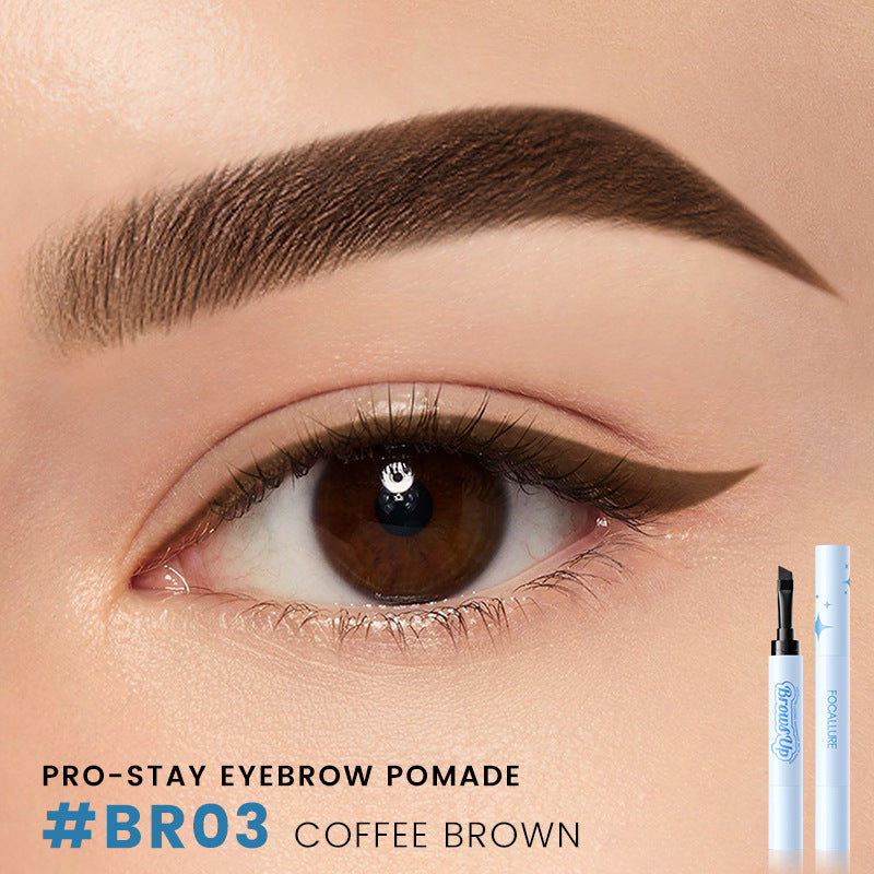 2-in-1 3D Eyebrow Gel Cream and Eyeliner Pencil, available in 3 waterproof, long-lasting colors. Eyebrow Pomade Enhancers Makeup Cosmetics