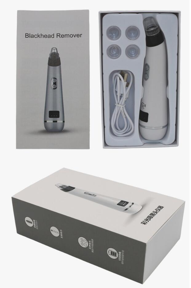 Blackhead Electric Suction Facial Cleaner, Beauty Instrument for Acne Removal and Blackhead Cleaning.