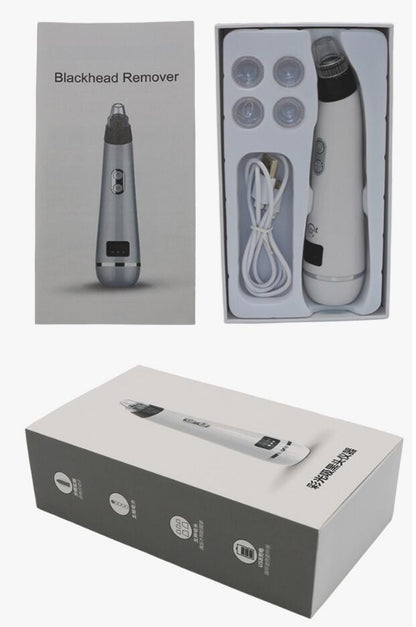 Blackhead Electric Suction Facial Cleaner, Beauty Instrument for Acne Removal and Blackhead Cleaning.