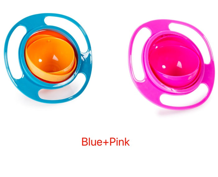 360° Rotating Universal Baby Spill-Proof Bowl Dishes