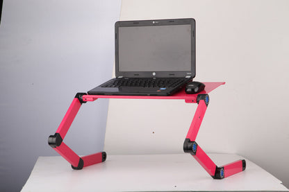 Laptop Table Stand with Adjustable Folding Ergonomic Design Stand Notebook Desk for Ultrabook Netbook or Tablet with Mouse Pad