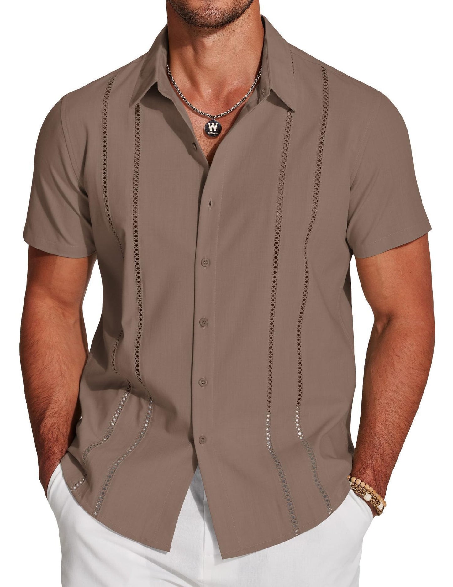 Trendy Wild Hawaiian Holiday Men's Lapel Shirt