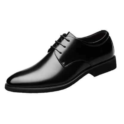 Mazefeng Men's Leather Shoes, Casual Top-Quality Oxfords, Genuine Leather Dress Shoes for Business and Formal Occasions, Plus Size Wedding Shoes in Size 44.