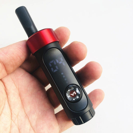 A mini walkie-talkie that fits perfectly in a shoulder pocket bag.