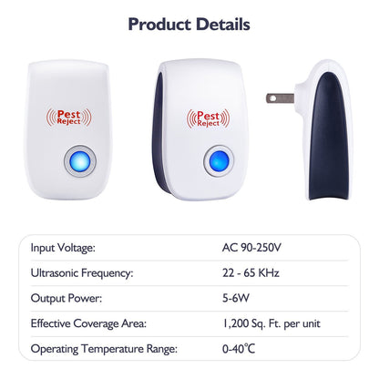 Ultrasonic Electronic Mosquito Killer, Household Children's Insect Repeller, Mini Mouse Repeller
