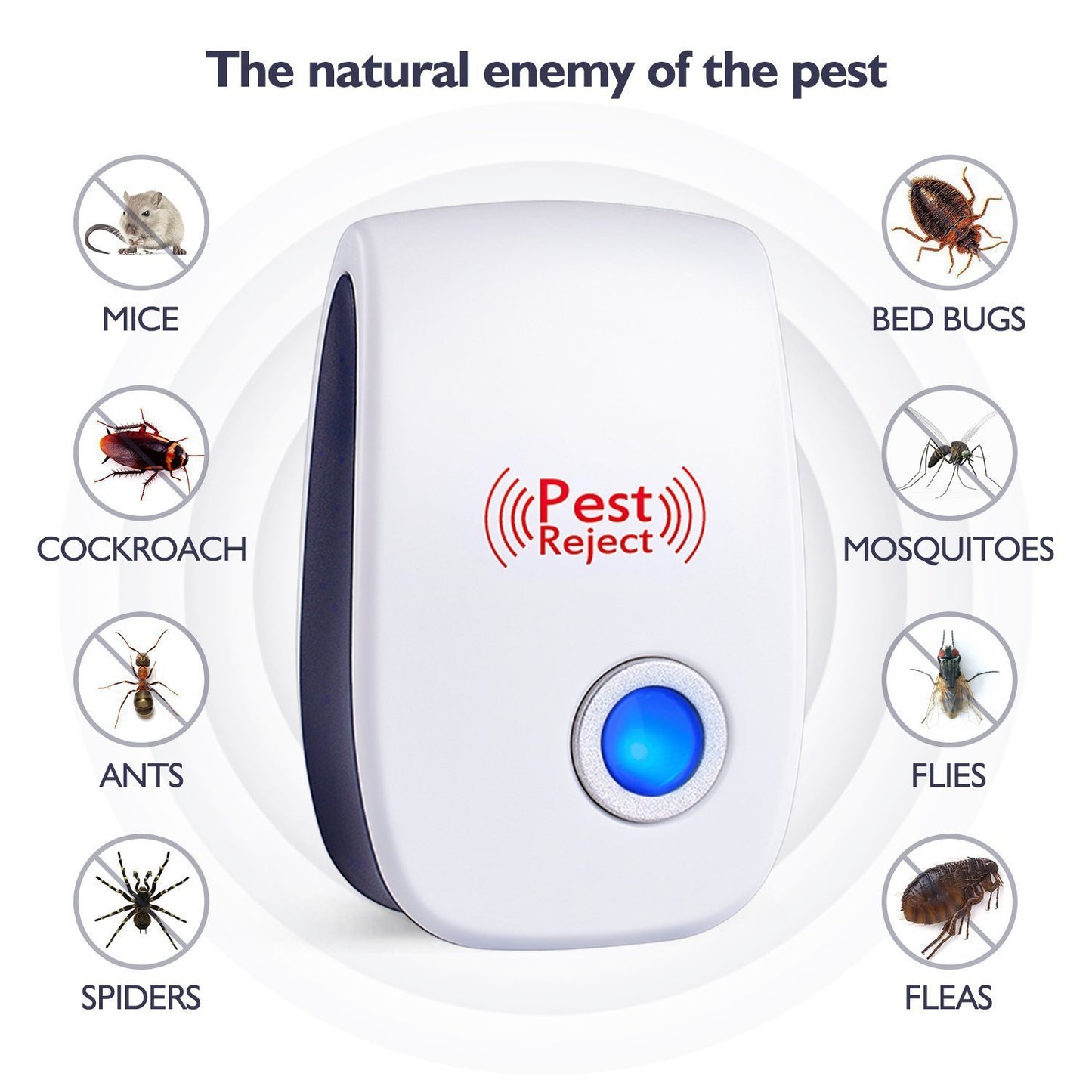 Ultrasonic Electronic Mosquito Killer, Household Children's Insect Repeller, Mini Mouse Repeller