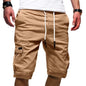 Men's casual jogger sports cargo shorts, perfect for workouts, gym sessions, or summer wear. Stylish and practical trousers for everyday men's clothing.