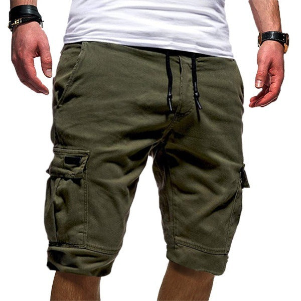 Men's casual jogger sports cargo shorts, perfect for workouts, gym sessions, or summer wear. Stylish and practical trousers for everyday men's clothing.