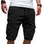 Men's casual jogger sports cargo shorts, perfect for workouts, gym sessions, or summer wear. Stylish and practical trousers for everyday men's clothing.