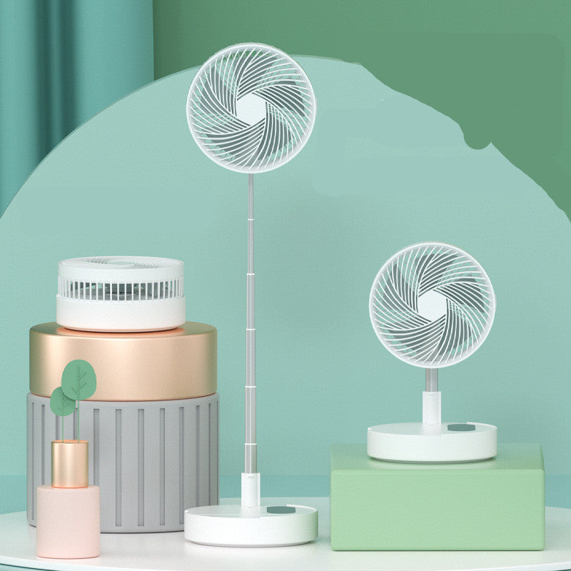 Portable Mini Fan with USB Charging and Retractable Design
