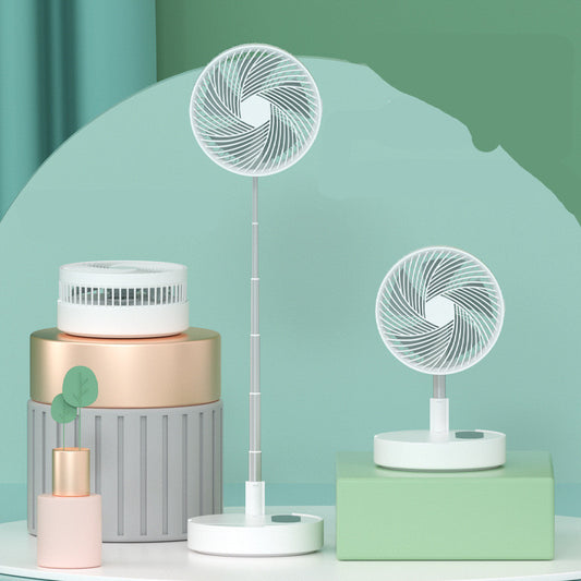 Portable Mini Fan with USB Charging and Retractable Design