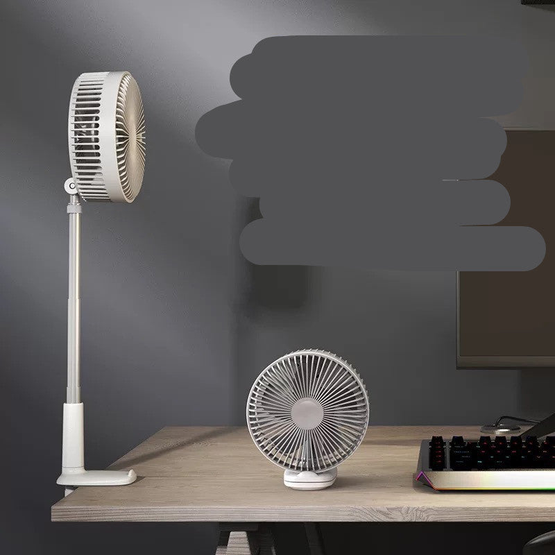 Portable Mini Fan with USB Charging and Retractable Design