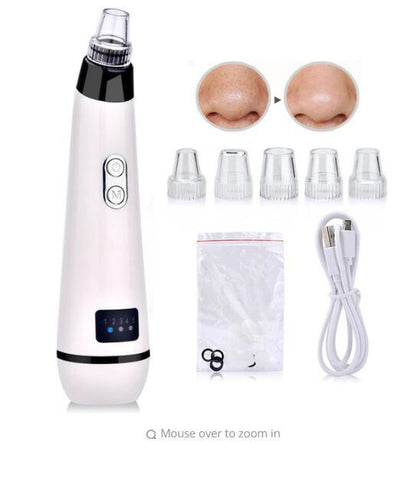 Blackhead Electric Suction Facial Cleaner, Beauty Instrument for Acne Removal and Blackhead Cleaning.