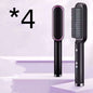 New 2 In 1 Hair Straightener Hot Comb Negative Ion Curling Tong Dual-purpose Electric Hairbrush