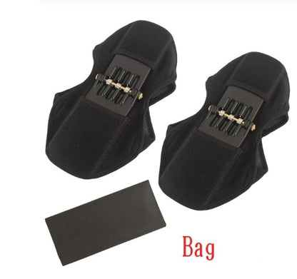 High-quality knee brace with patella booster and spring support, perfect for mountaineering, squats, and sports activities.