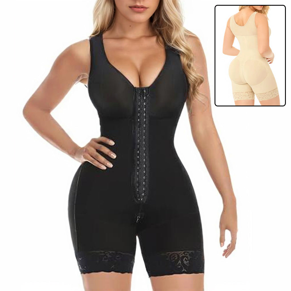 Shapewear Jumpsuit for Women Tummy Control Post Surgery Full Body Shaper Butt Lifter with Zipper Crotch Skims Bodysuits Elegant Body suit faja shaper