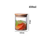 High borosilicate glass tea cans, sealed storage containers, transparent tea jars, whole grain storage, candy jars.