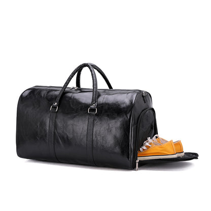Retro Business Trip Large Capacity Short Distance Men Sports Gym Bag