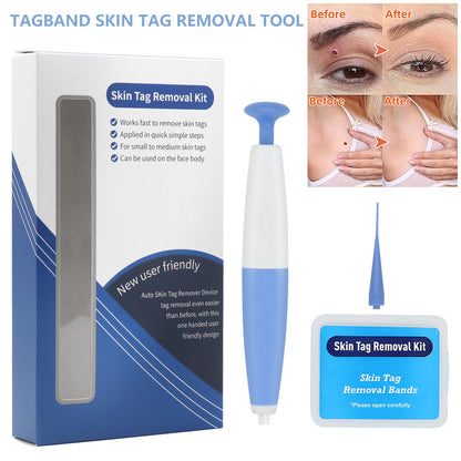 Skin Tag Removal Kit Home Use Mole Wart Remover Micro Band Skin Tag Treatment Tool Easy to Clean Skin Care Tool